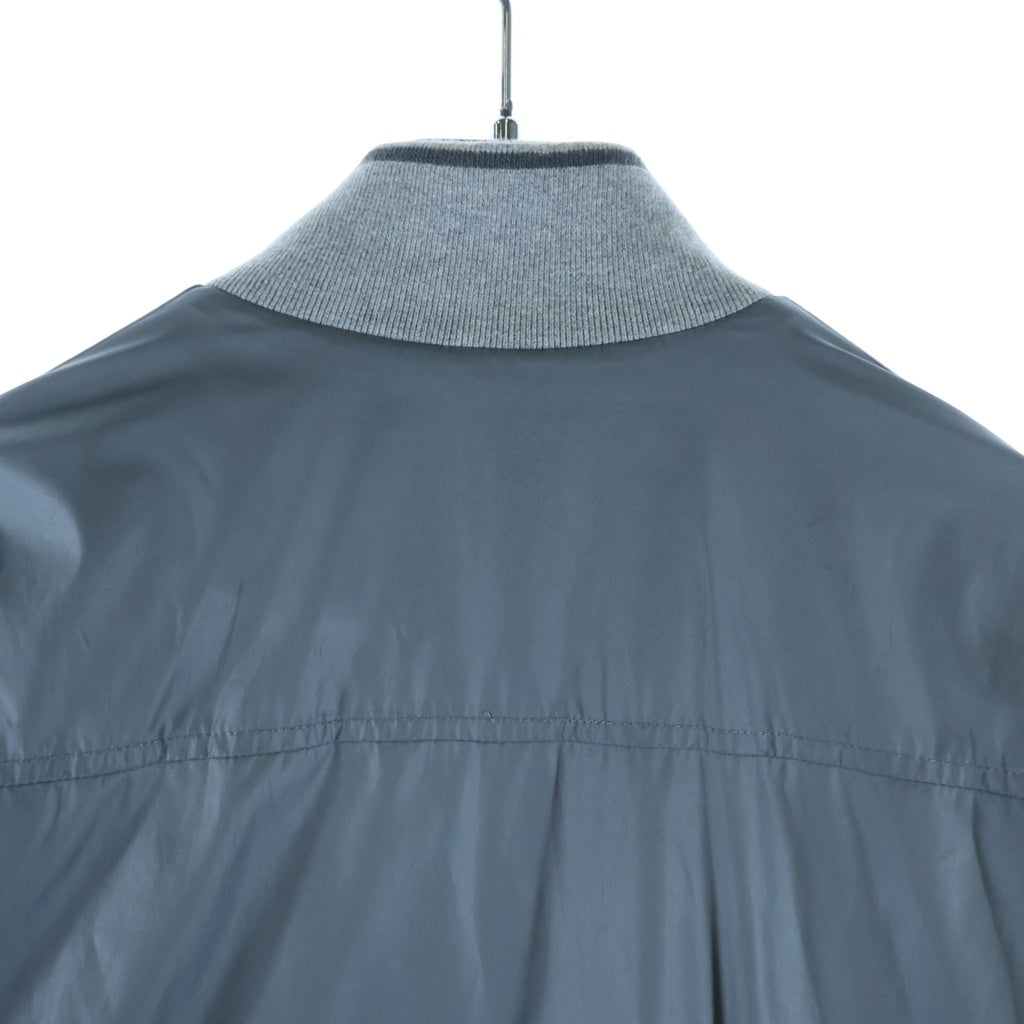 DOLCE & GABBANA(ドルチェアンドガッバーナ) ワッペンロゴ ジップアップ トラックジャケット グレー TRG013/ST479