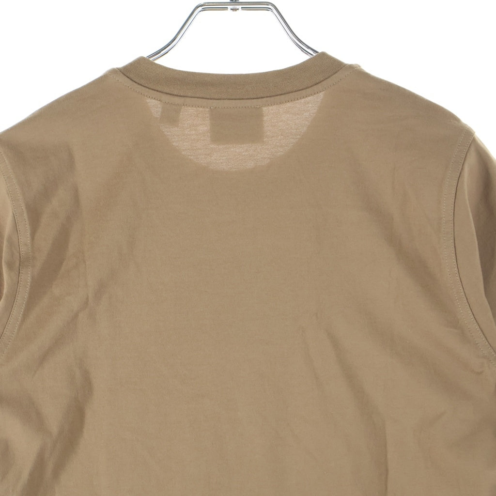 BURBERRY(バーバリー) ロゴパッチ クルーネック半袖Tシャツ ベージュ