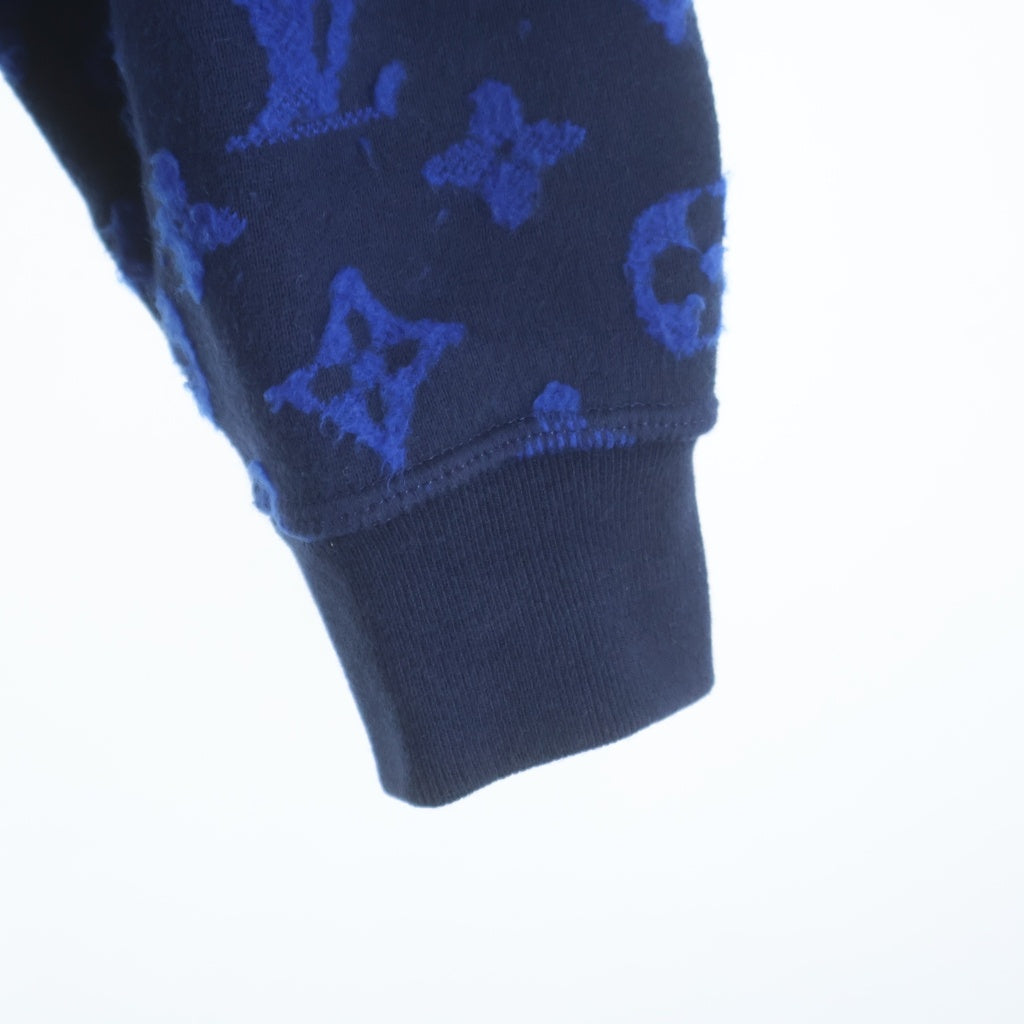 LOUIS VUITTON(ルイヴィトン) 19AW フルモノグラムジャガード ジャガード クルーネック プルオーバー スウェット トレーナー ブルー RM192M NPN HHY14W