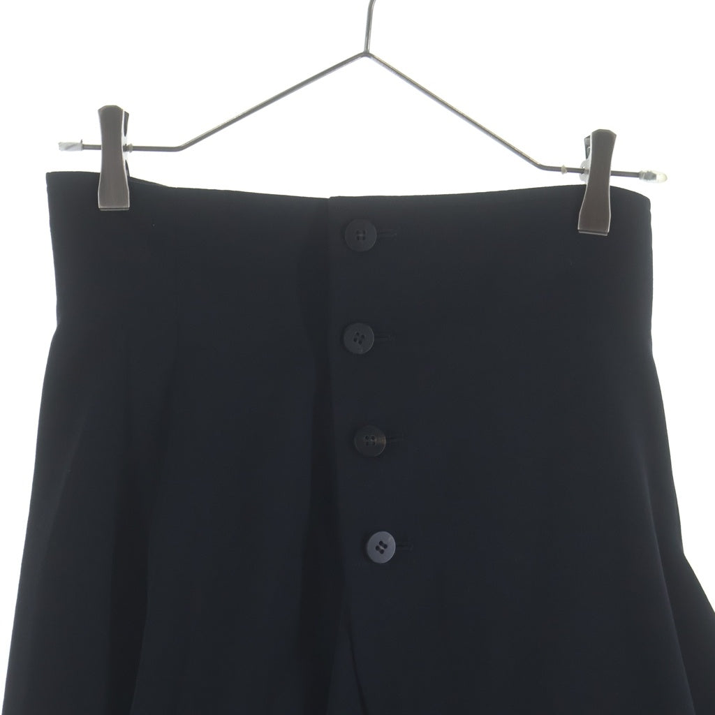 tricot COMME des GARCONS(トリコ コム デ ギャルソン) 88AW 変形 ラップデザイン アシンメトリー ウール ロングスカート ブラック レディース AD1988 TS-05001M