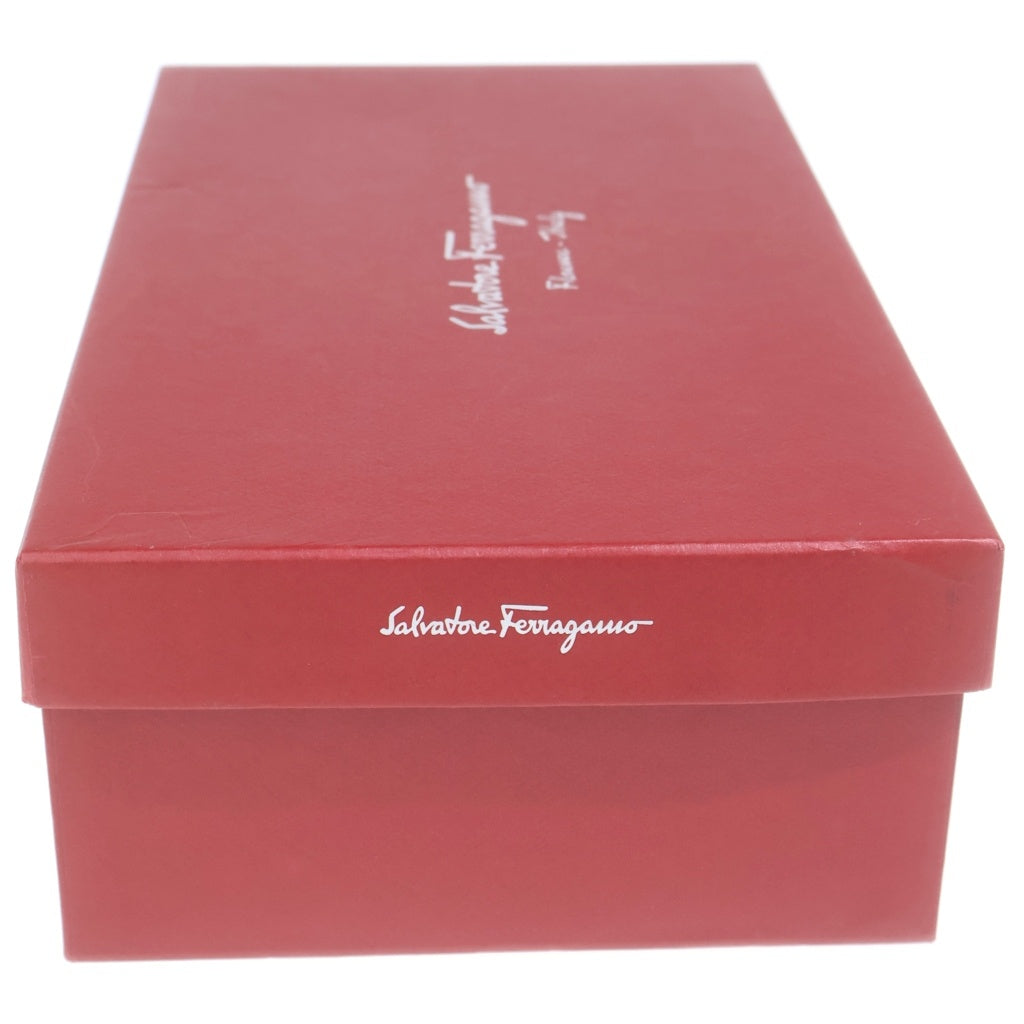 Salvatore Ferragamo(サルヴァトーレ フェラガモ) レザー ヒール ポインテッドトゥ スリングバック パンプス シューズ ベージュ レディース