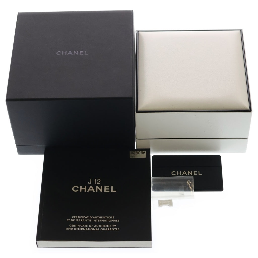 CHANEL(シャネル) J12 白文字盤 セラミック 自動巻き 腕時計 ホワイト H0970