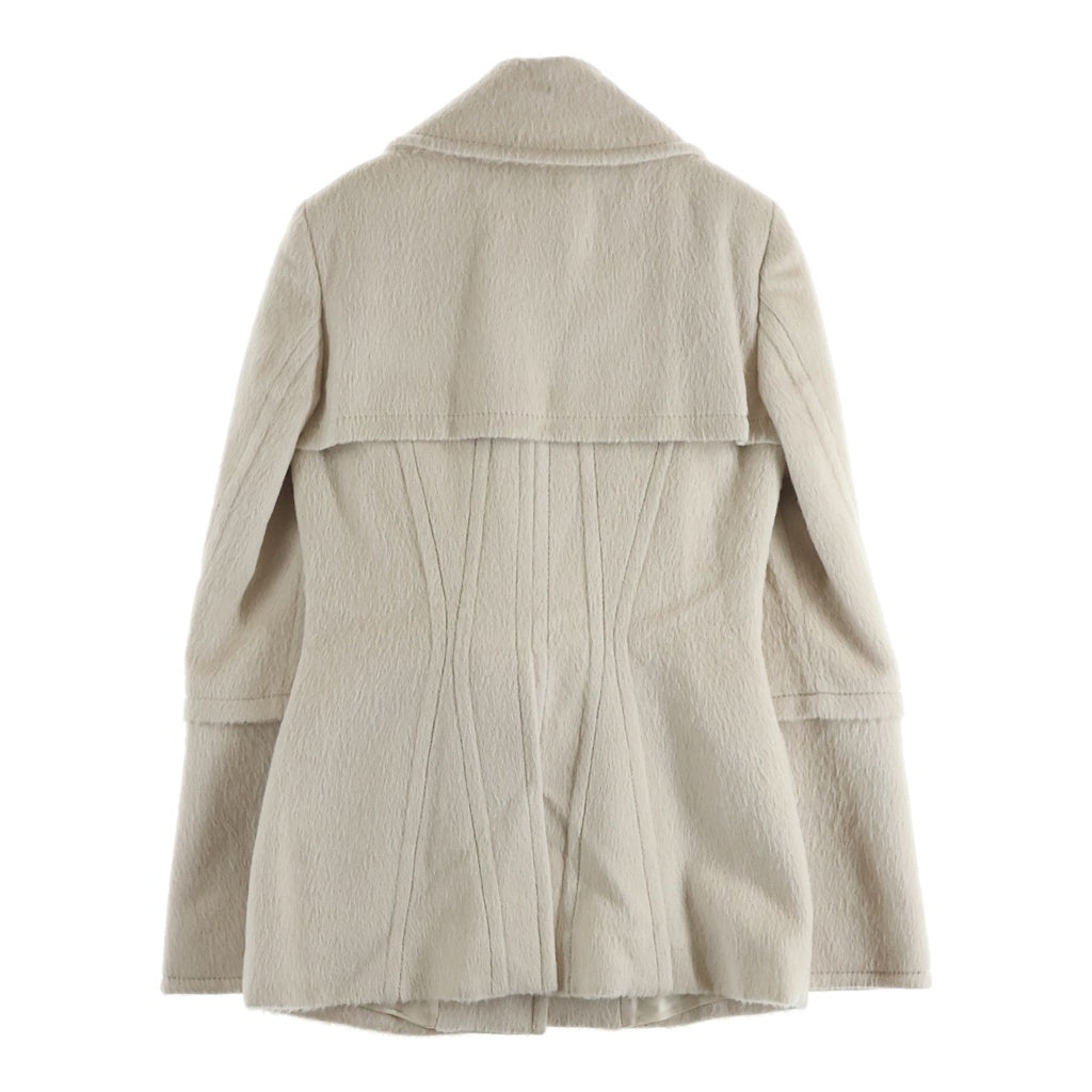 GUCCI(グッチ) アルパカウールコート アイボリー #42 131103 レディース
