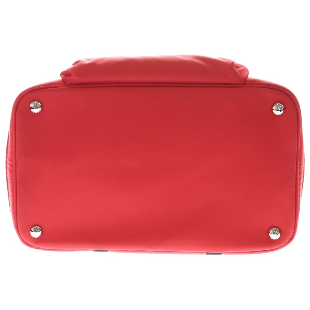 PRADA(プラダ) ペットバッグ ショルダーバッグ ハンドバッグ レッド ナイロン 2VC030 レディース
