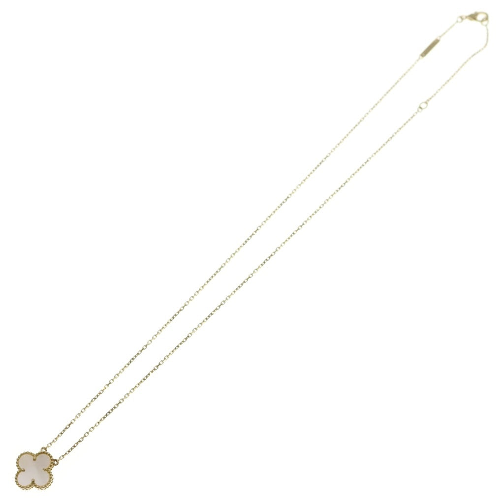 Van Cleef & Arpels(ヴァンクリーフアンドアーペル) ヴィンテージアルハンブラ ネックレス マザーオブパール 750YG イエローゴールド VCARA45900 レディース