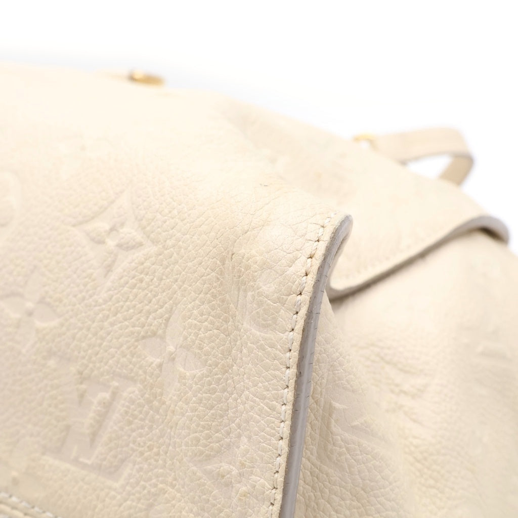 LOUIS VUITTON(ルイヴィトン) モノグラムアンプラント ルミニューズPM 2WAYバッグ ハンドバッグ ショルダーバッグ アイボリー レザー M93411 ゴールド金具 レディース