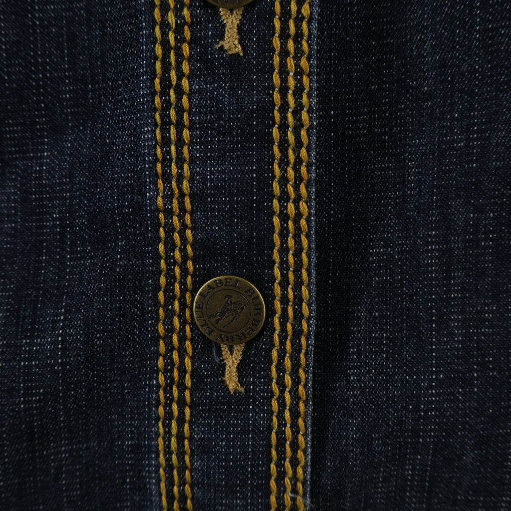 BURBERRY BLUE LABEL(バーバリーブルーレーベル) ホルターネックワンピース インディゴ デニム 36 レディース