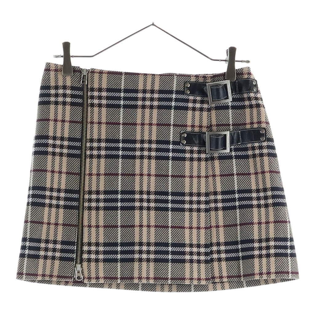 BURBERRY BLUE LABEL(バーバリーブルーレーベル) ノバチェック ミニスカート ベージュ #36 レディース