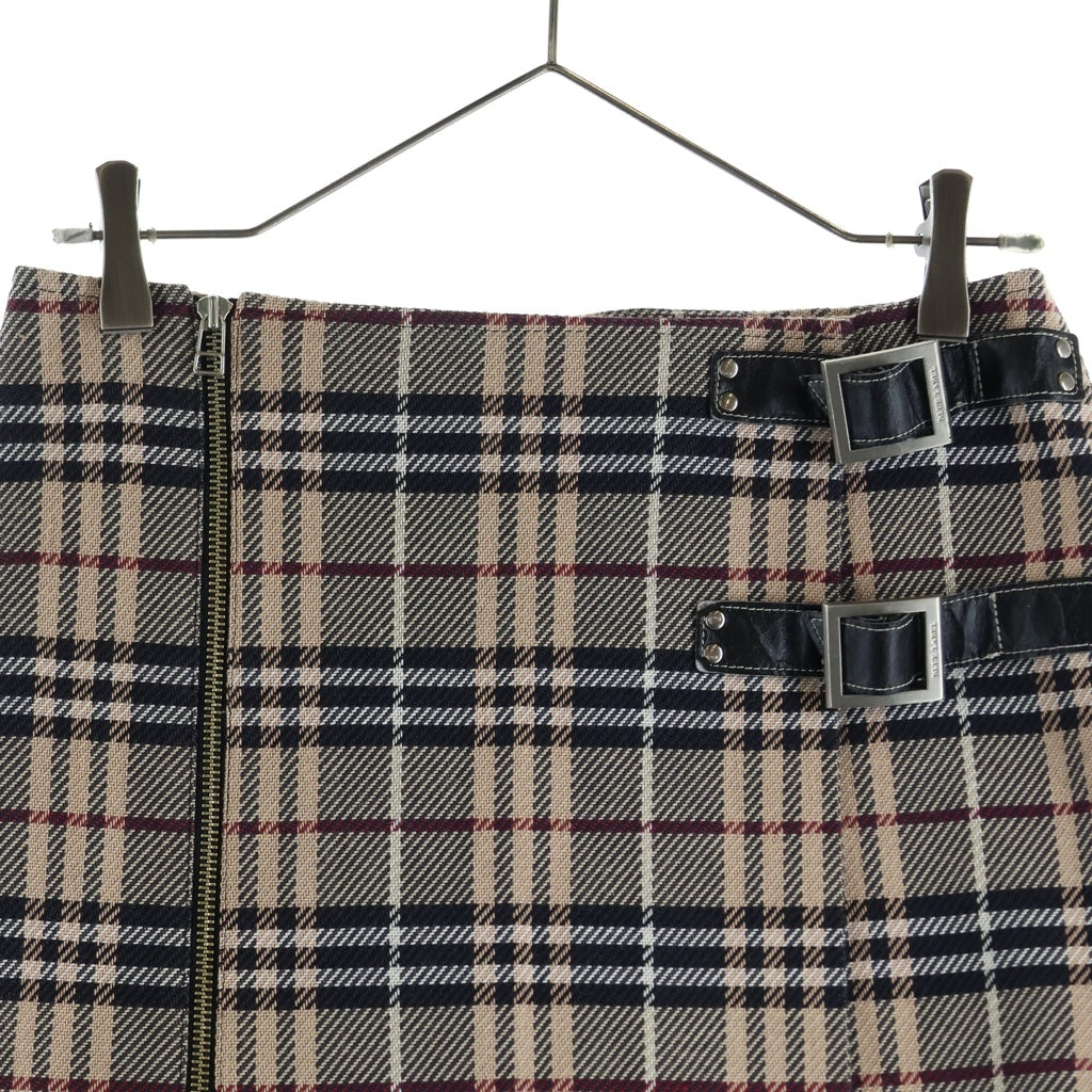 BURBERRY BLUE LABEL(バーバリーブルーレーベル) ノバチェック ミニスカート ベージュ #36 レディース