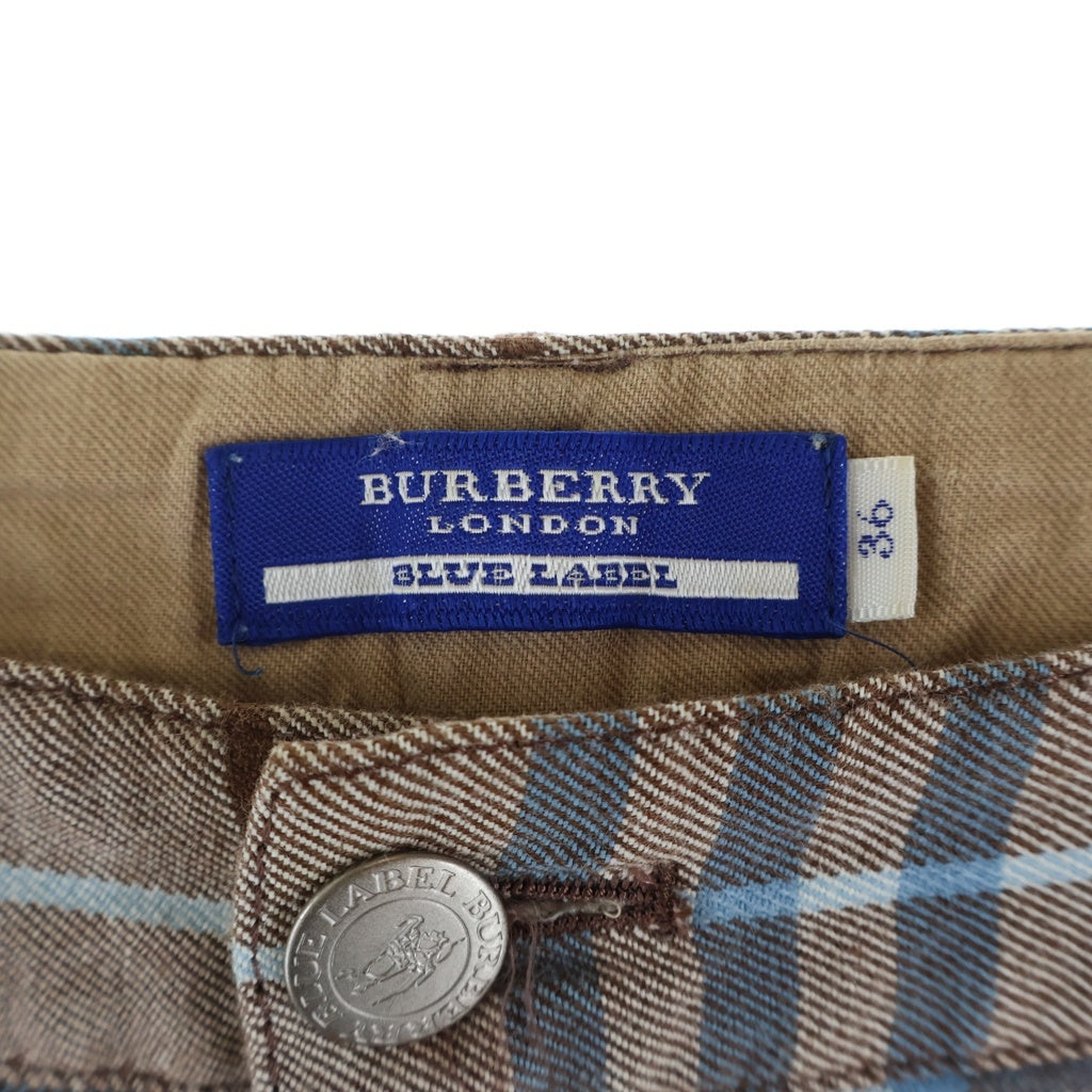 BURBERRY BLUE LABEL(バーバリーブルーレーベル) ノバチェックパンツ