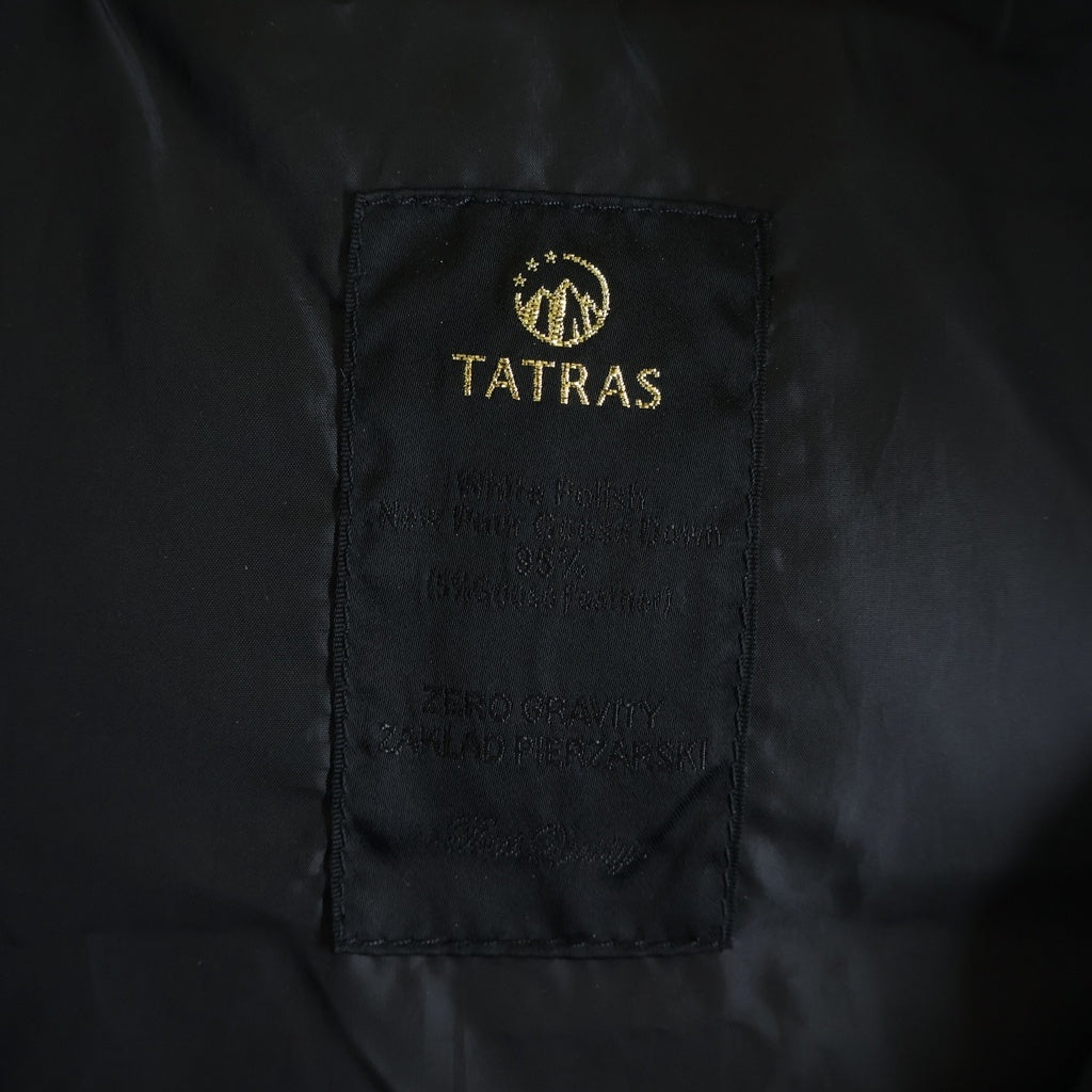 TATRAS(タトラス) ウール ジップアップ ダウンベスト ブラック MTA457