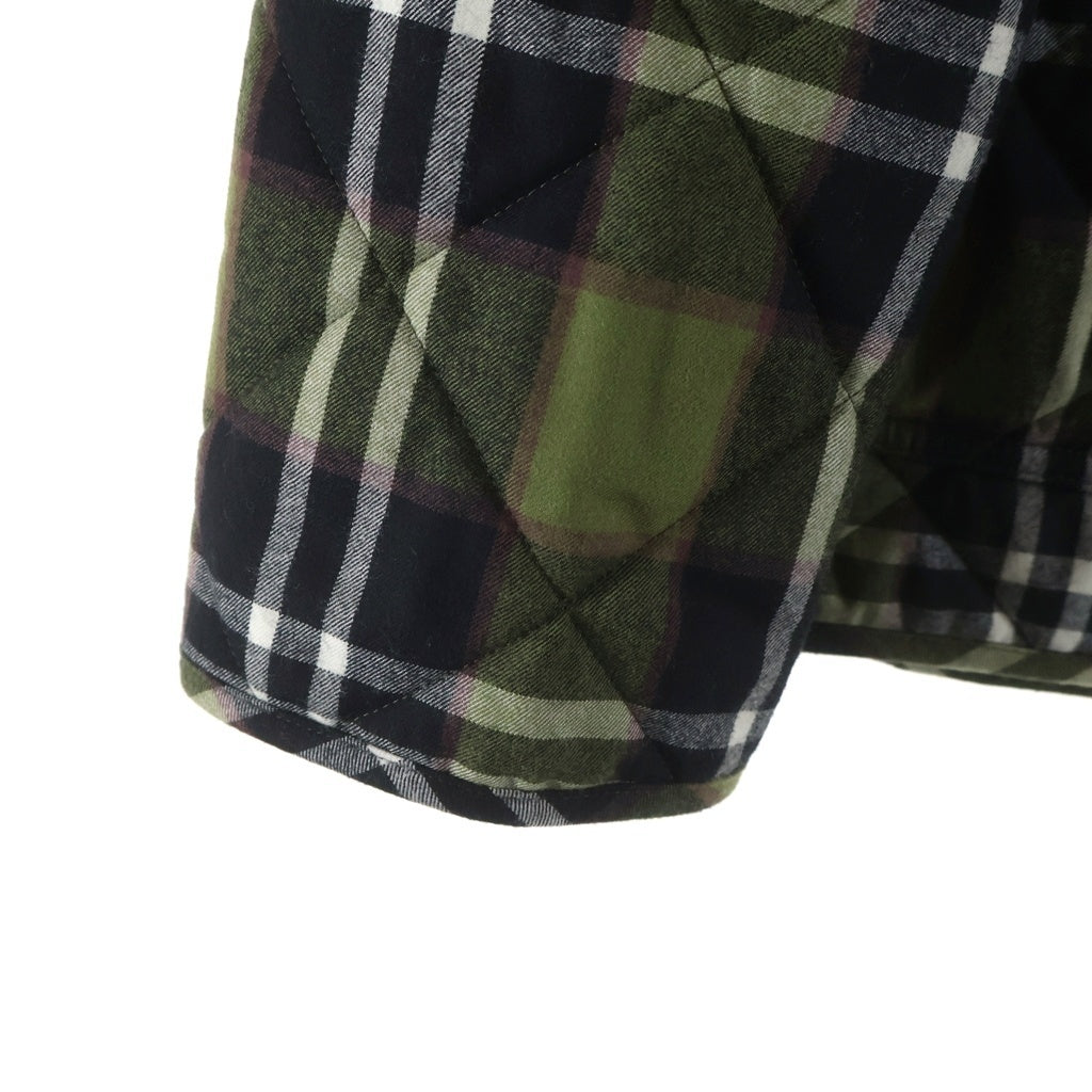 BURBERRY(バーバリー) ノバチェック キルティングジャケット グリーン