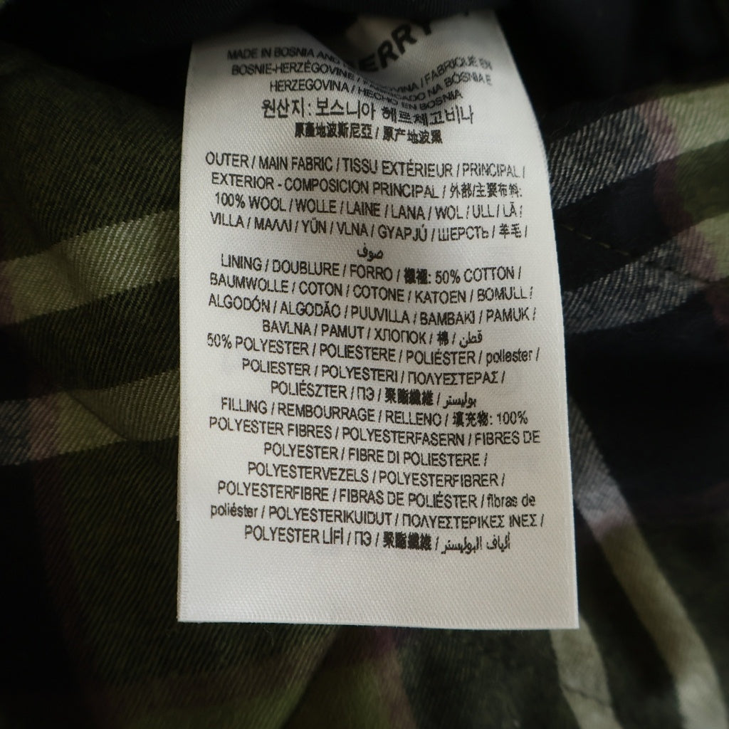 BURBERRY(バーバリー) ノバチェック キルティングジャケット グリーン