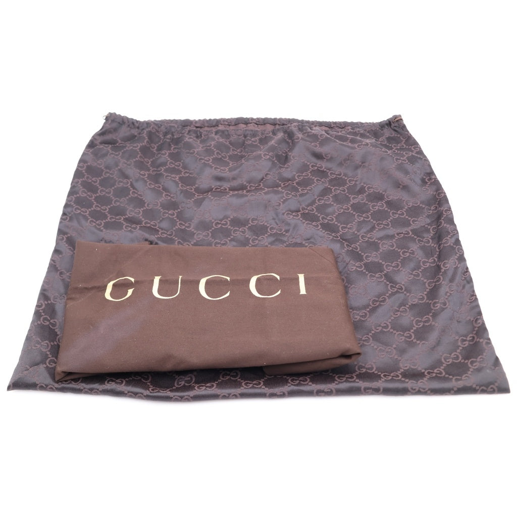 GUCCI(グッチ) GGキャンバス ハンドバッグ トートバッグ ホワイト×ブラウン キャンバス×レザー 229852 シルバー金具 レディース