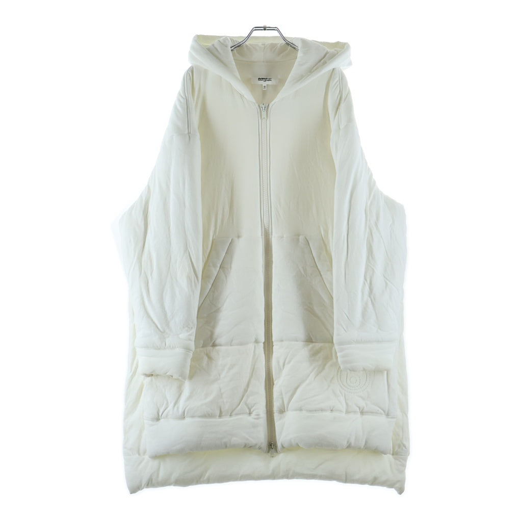 MM6 Maison Margiela(エムエムシックスメゾンマルジェラ) Oversized Padded Zip Hoodie coat コート ライトジャケット ホワイト #S S62CT0045 S21058 レディース