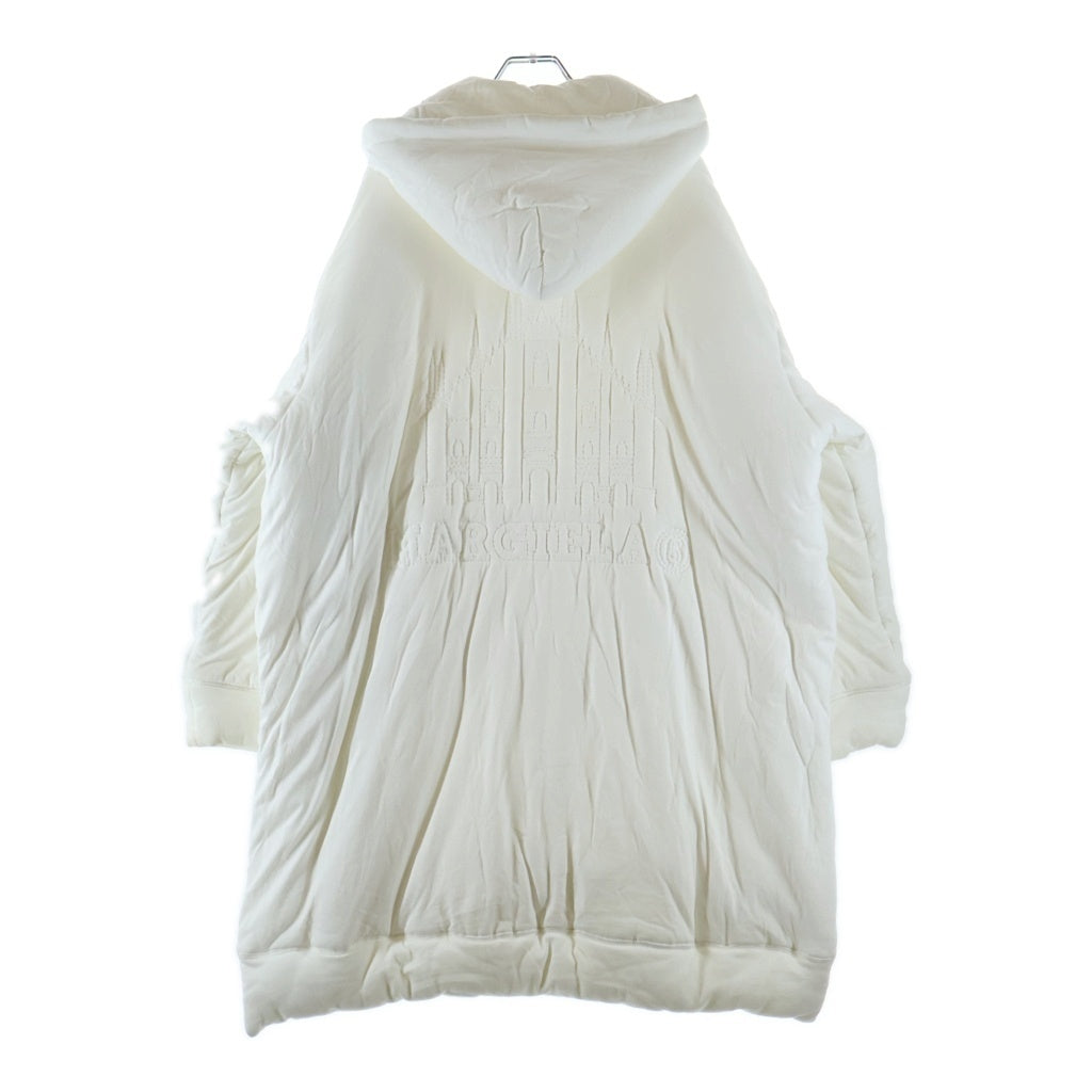 MM6 Maison Margiela(エムエムシックスメゾンマルジェラ) Oversized Padded Zip Hoodie coat コート ライトジャケット ホワイト #S S62CT0045 S21058 レディース
