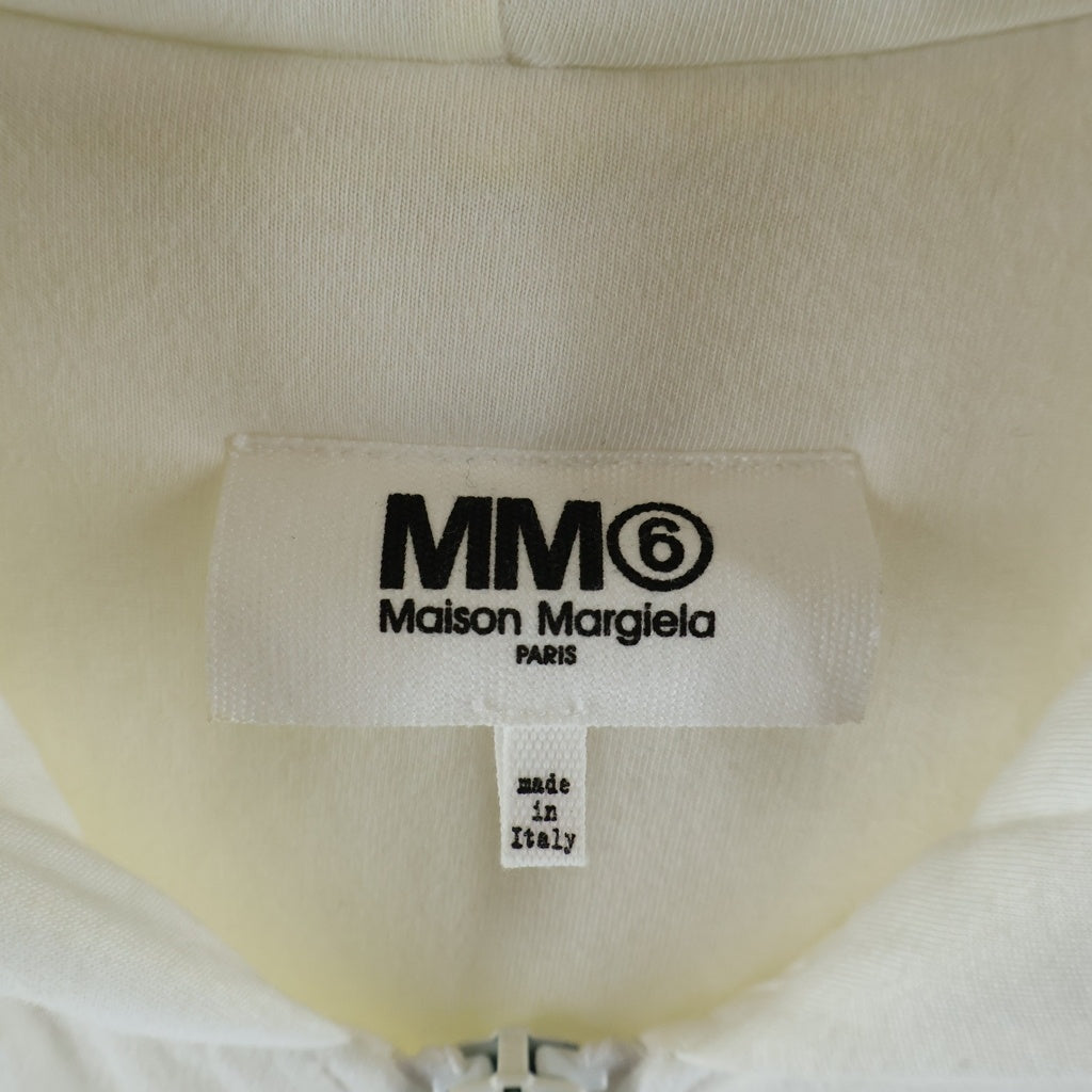 MM6 Maison Margiela(エムエムシックスメゾンマルジェラ) Oversized Padded Zip Hoodie coat コート ライトジャケット ホワイト #S S62CT0045 S21058 レディース