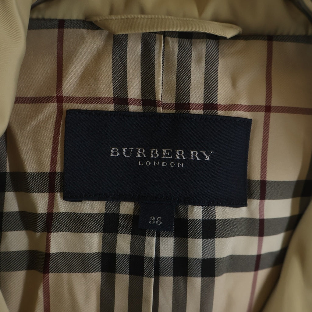 BURBERRY LONDON(バーバリーロンドン) ナイロンダウンベスト ベージュ #38 FC005-795-42 レディース