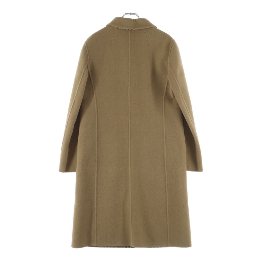 BURBERRY LONDON(バーバリーロンドン) ノバチェック ウールロングコート ベージュ #38 FN056-055-50 レディース