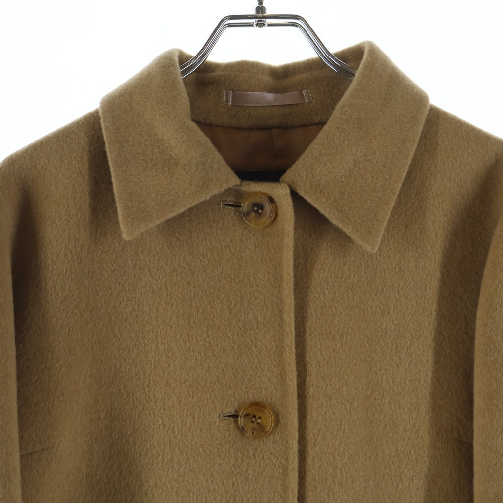BURBERRY LONDON(バーバリーロンドン) ノバチェック ウールロングコート ベージュ #38 FN056-055-50 レディース