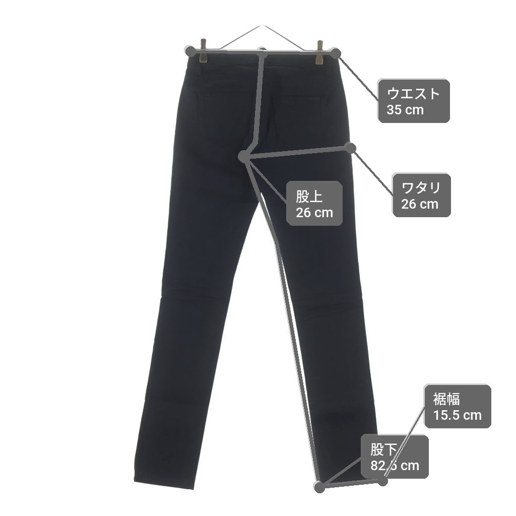 SAINT LAURENT PARIS(サンローランパリ) スキニーデニムパンツ ブラック #26 614447 レディース