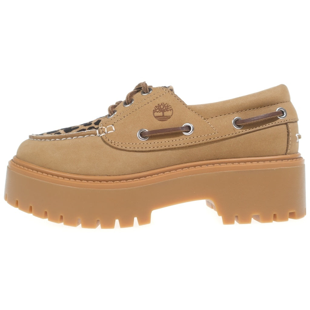 Timberland(ティンバーランド) ストーンストリート スエード ボートシューズ ブラウンベージュ #23 レディース