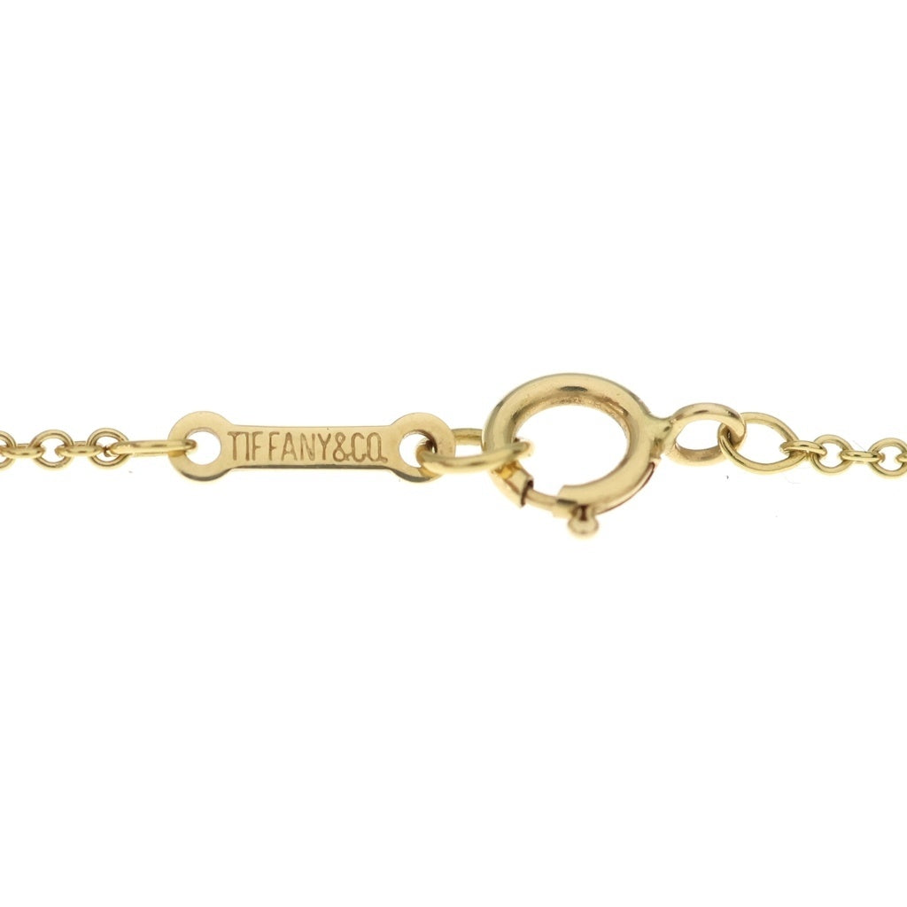 TIFFANY & Co.(ティファニー) オープンハート ダイヤ ネックレス ペンダント チェーン ゴールド 750 レディース