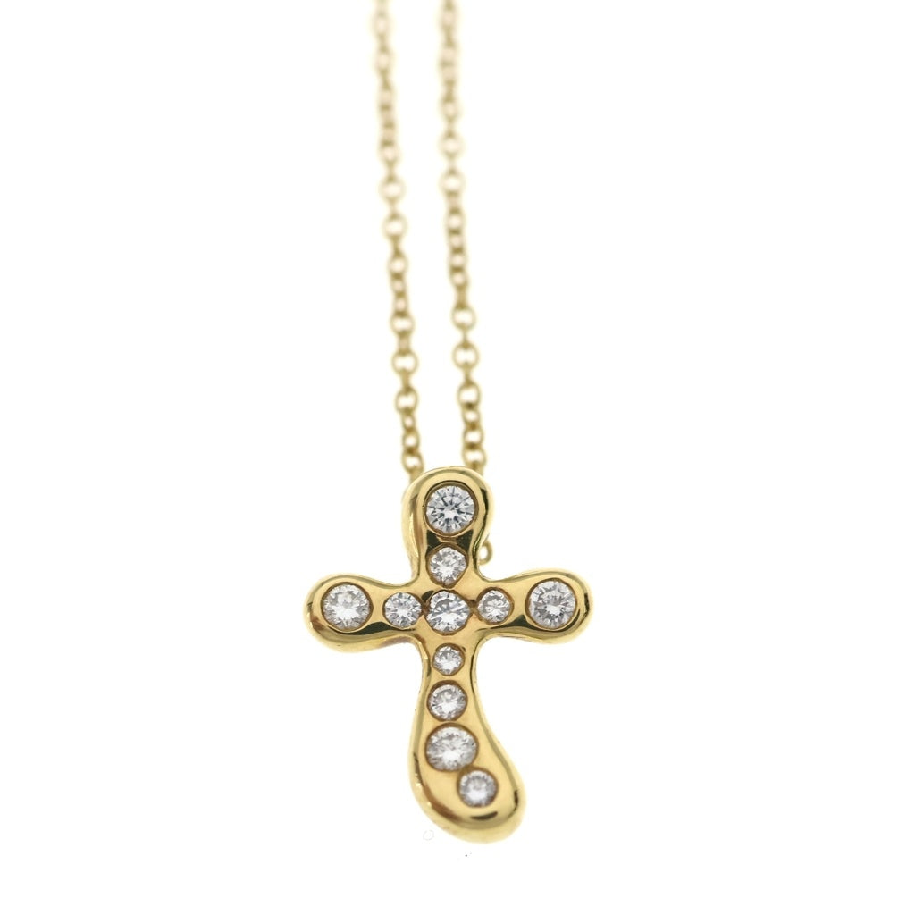 TIFFANY & Co.(ティファニー) ドッツ クロス ダイヤ ネックレス