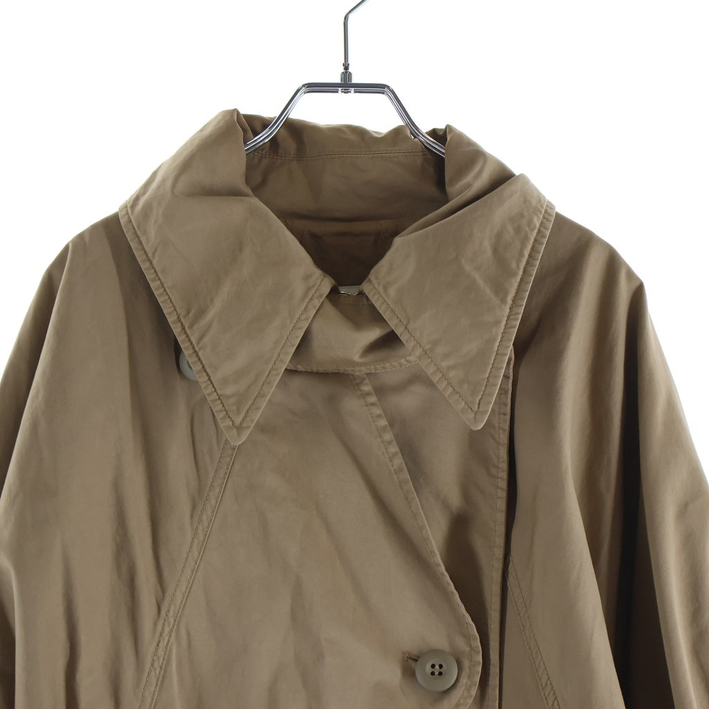 MM6 Maison Margiela(エムエムシックスメゾンマルジェラ) ドルマンスリーブ ギャバジン トレンチコート ベージュ S52AA0058 レディース