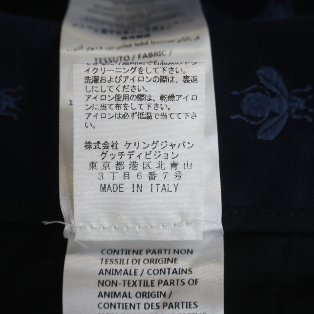 GUCCI(グッチ) bee 刺繍パンツ ネイビー #50 – WASTE_NOT by BRING