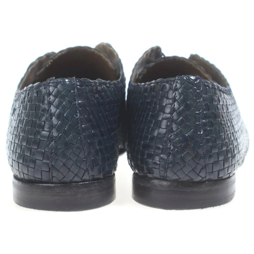 DOLCE & GABBANA(ドルチェアンドガッバーナ) レザーシューズ ネイビー #9