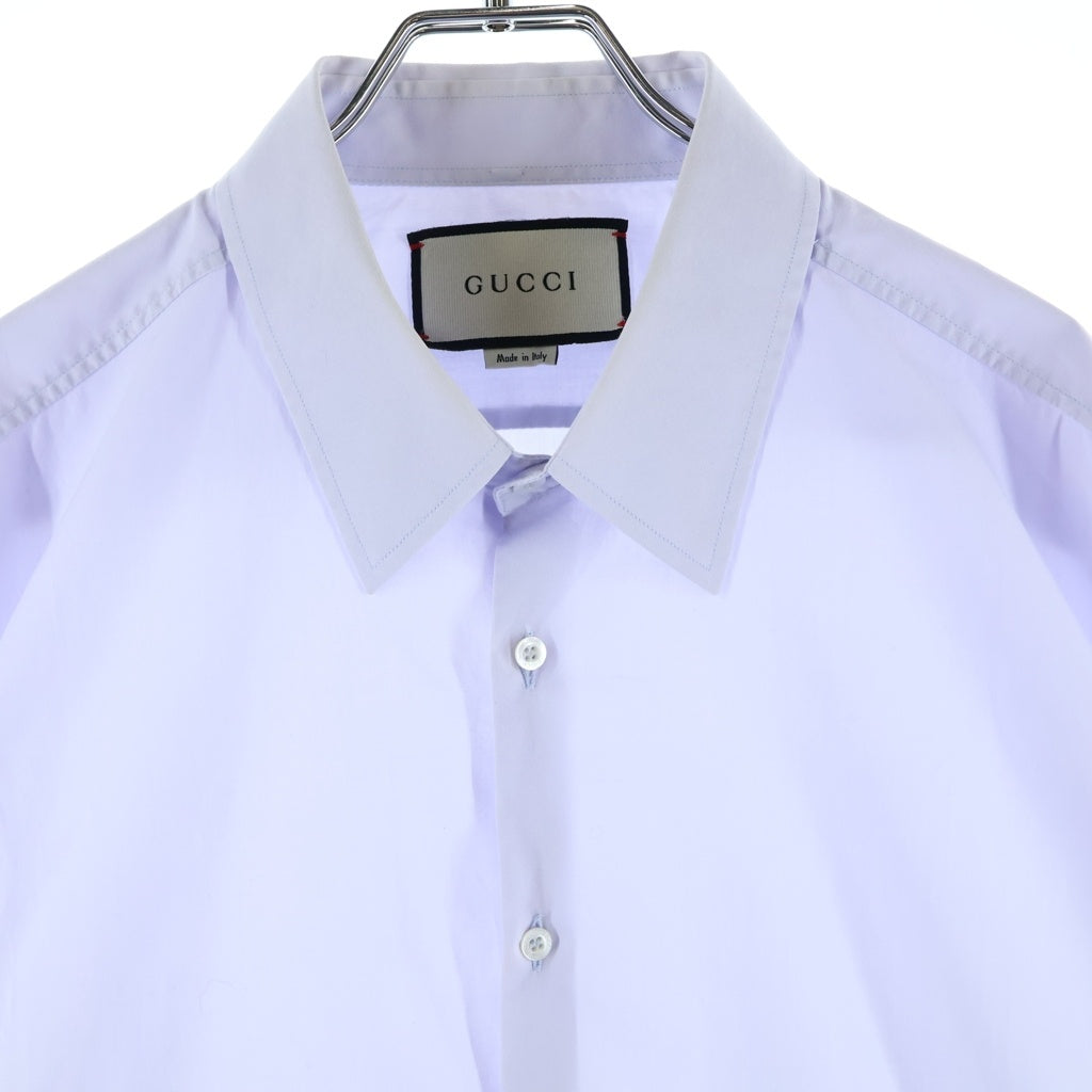 GUCCI(グッチ) 長袖シャツ ライトパープル #43 377685 Z4656