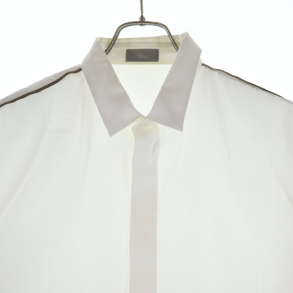 Dior HOMME(ディオールオム) bee刺繍 長袖シャツ ホワイト #41