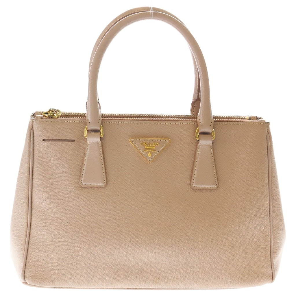 PRADA(プラダ) サフィアーノ ガレリア 2wayハンドバッグ ピンクベージュ レザー 1BA896 レディース