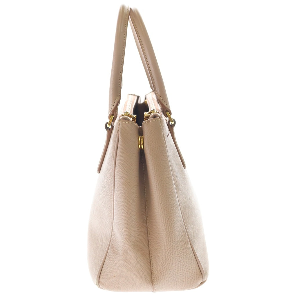 PRADA(プラダ) サフィアーノ ガレリア 2wayハンドバッグ ピンクベージュ レザー 1BA896 レディース