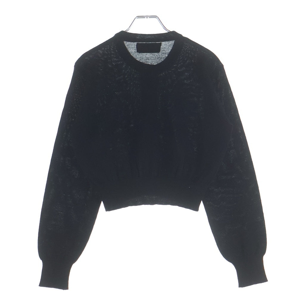 tricot COMME des GARCONS(トリコ コム デ ギャルソン) ウール長袖カーディガン ブラック TN-080180 レディース