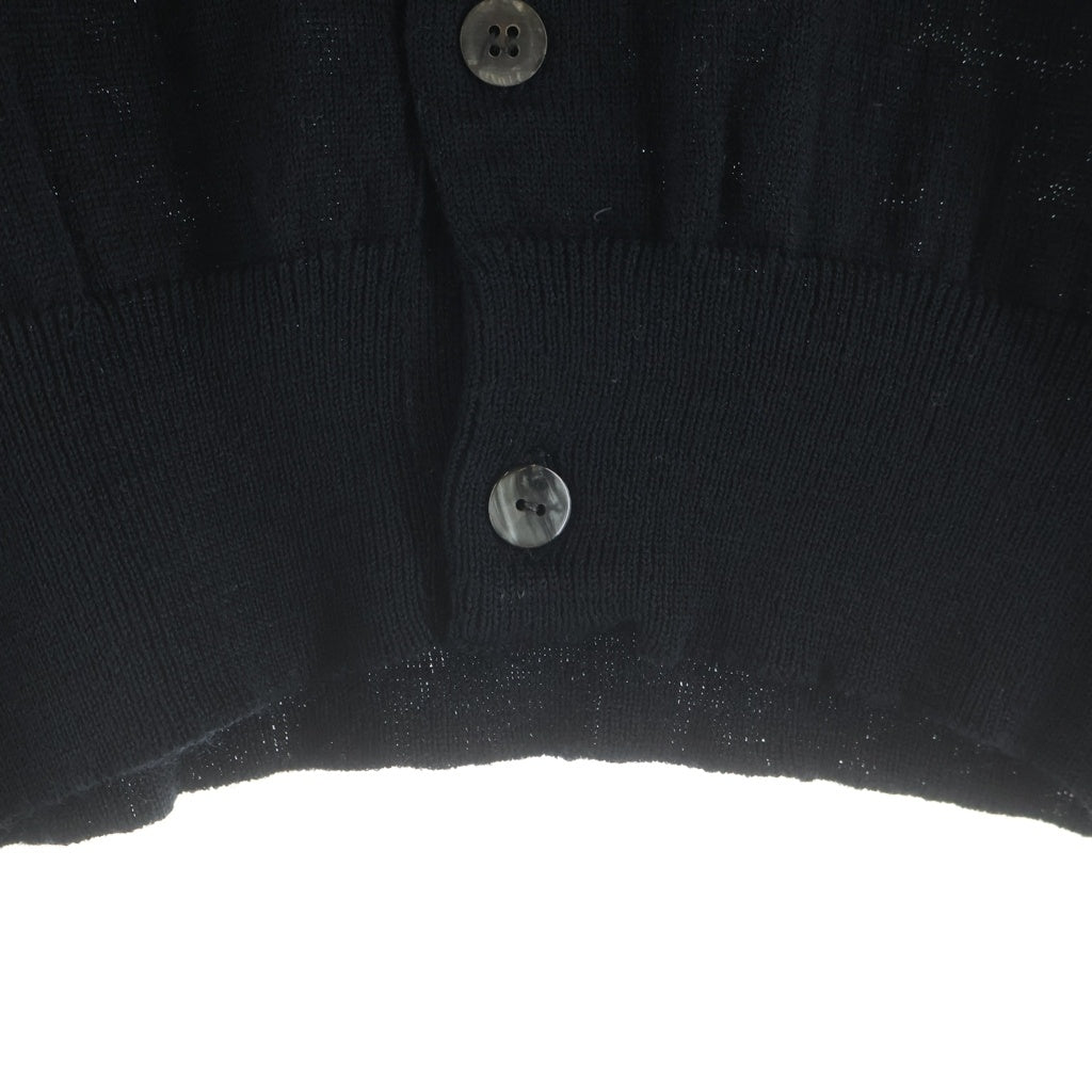 tricot COMME des GARCONS(トリコ コム デ ギャルソン) ウール長袖カーディガン ブラック TN-080180 レディース