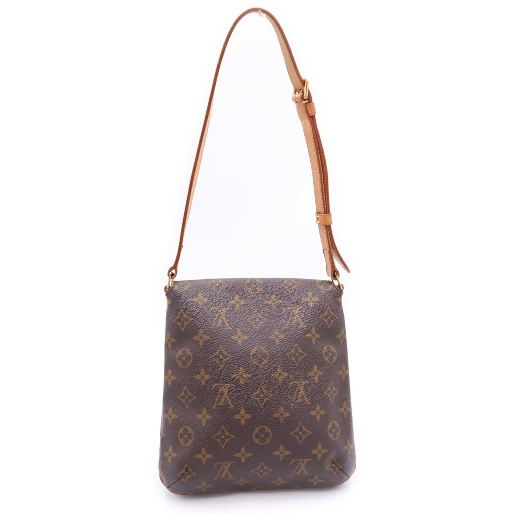LOUIS VUITTON(ルイヴィトン) ミュゼットサルサ モノグラム PVC レザー ショルダーバッグ ゴールド金具 ブラウン M51258 レディース