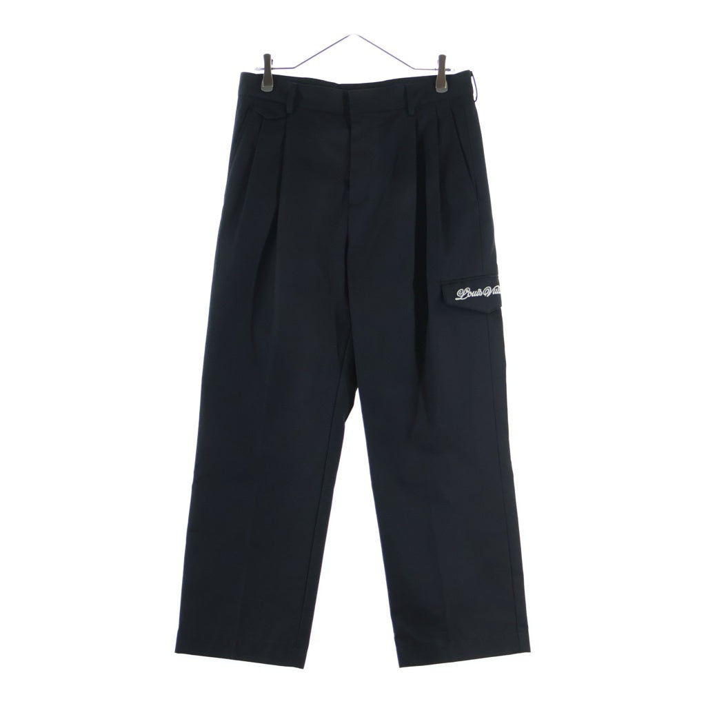LOUIS VUITTON(ルイヴィトン) 25SS シグネチャー チノパンツ トラウザー ブラック #46 RM252MV QYV HTP33W