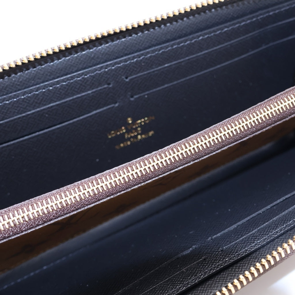 LOUIS VUITTON(ルイヴィトン) モノグラム リバース ポルトフォイユ・クレマンス ロングウォレット 長財布 カードケース ブラウン レザー M82336 ゴールド金具 レディース