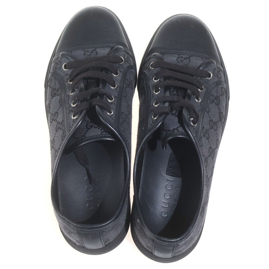 GUCCI(グッチ) GGキャンバス ローカットスニーカー ブラック 426189