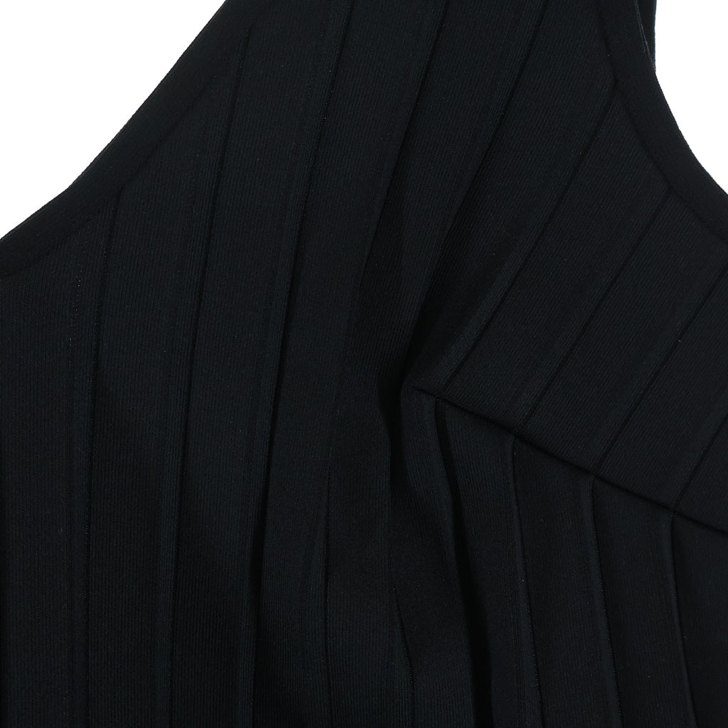 CELINE(セリーヌ) プリーツノースリーブトップス ブラック #M レディース