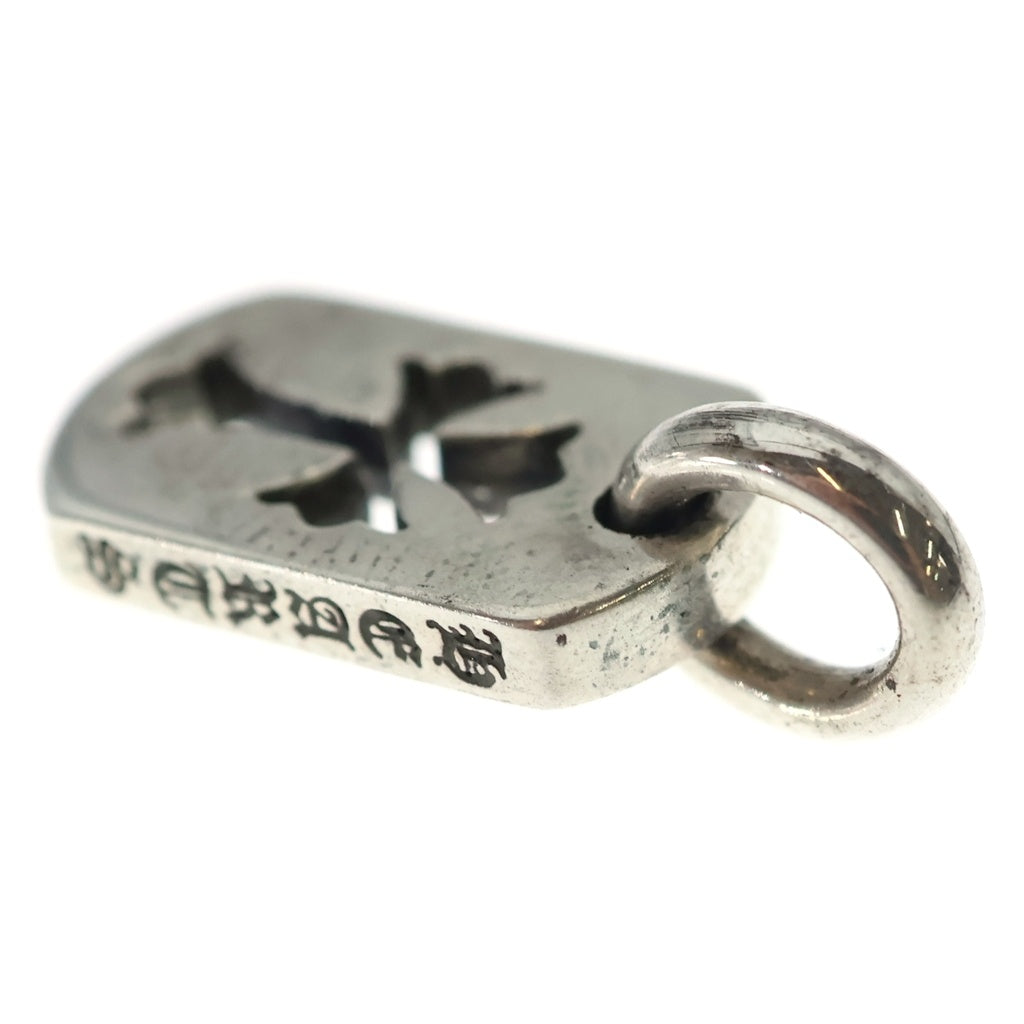 CHROME HEARTS(クロムハーツ) DT TNY CO CRS タイニーカットアウトクロスドッグタグ チャーム ペンダントトップ シルバー BCA252