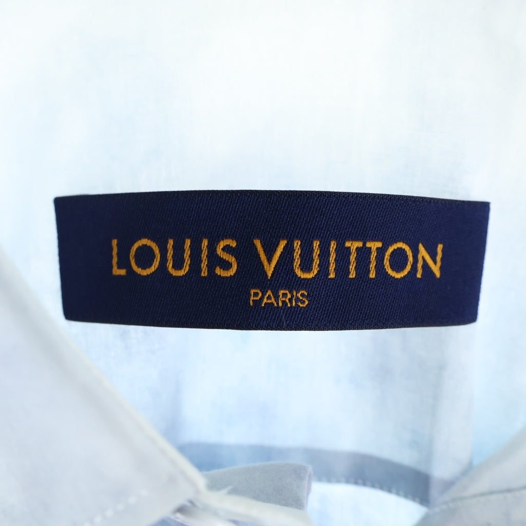 LOUIS VUITTON(ルイヴィトン) 20AW LVクラウド 長袖シャツ ブルー #XS