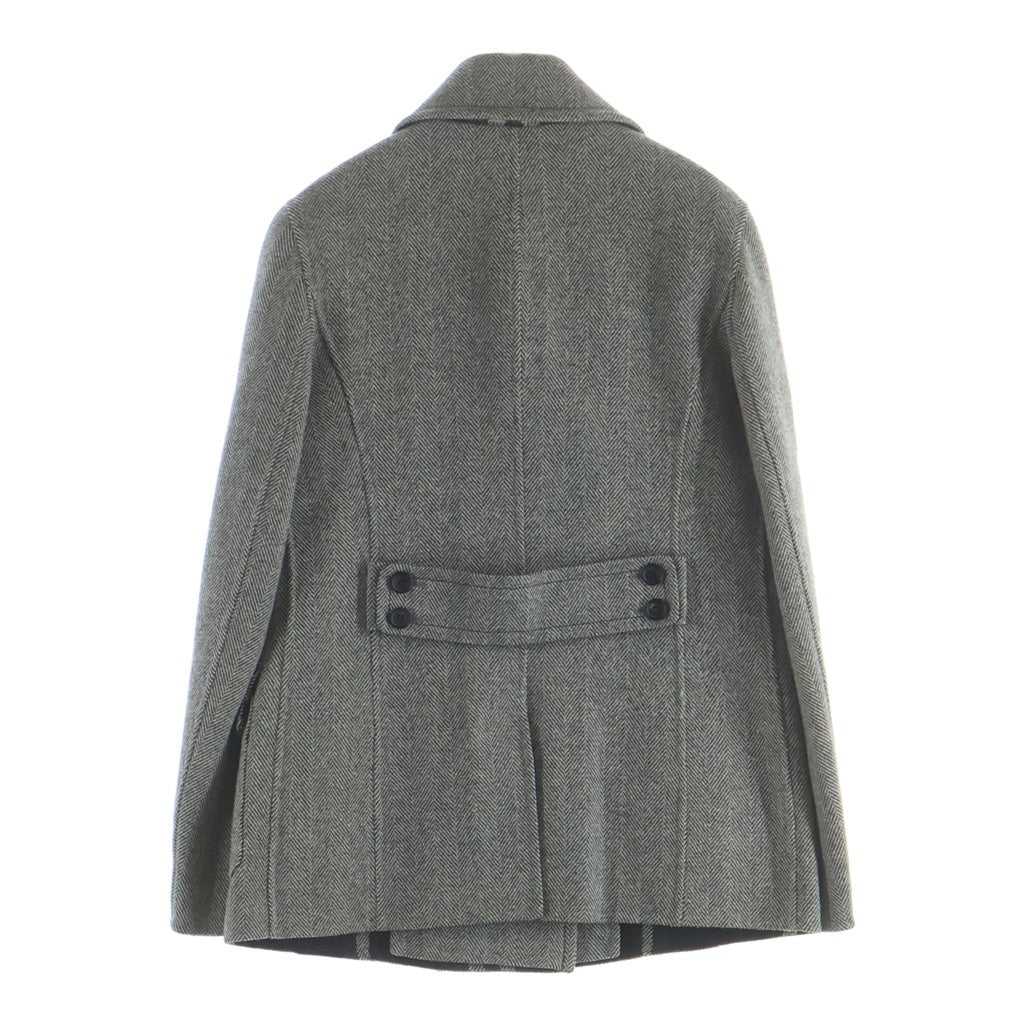 BURBERRY LONDON(バーバリーロンドン) ツイードピーコート グレー #40 FN022-075-07 レディース