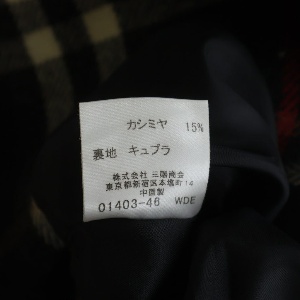 BURBERRY LONDON(バーバリーロンドン) ツイードピーコート グレー #40 FN022-075-07 レディース