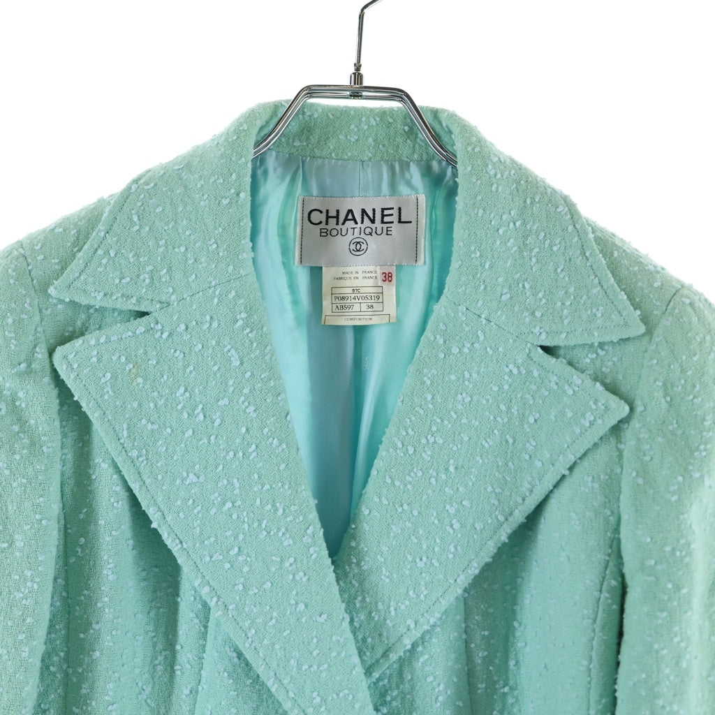 CHANEL(シャネル) ココボタン ジャケット ミントグリーン #38 P08914V05319 レディース
