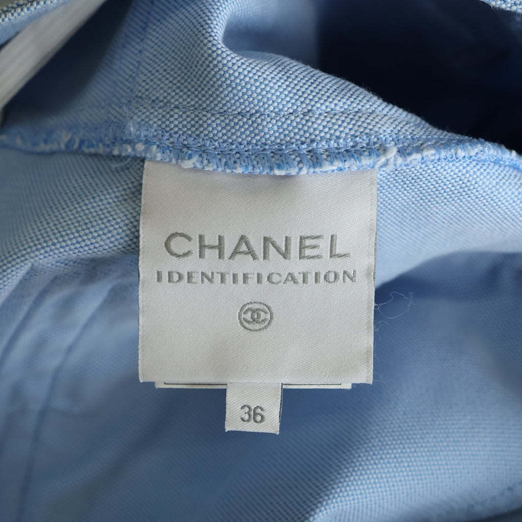 CHANEL(シャネル) スポーツライン ブッシュパンツ ライトブルー #36 P19423V11329 レディース