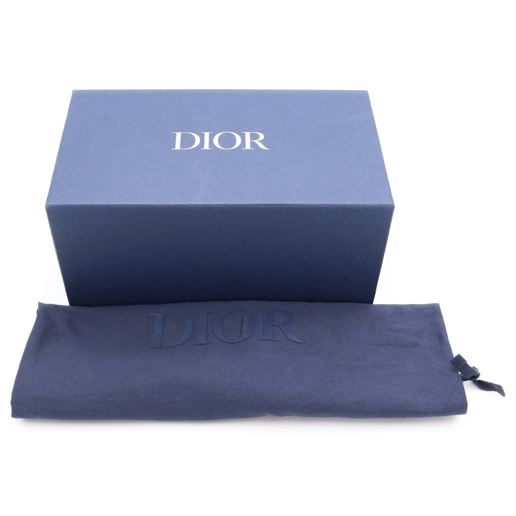 Christian Dior(クリスチャンディオール) CDダイヤモンド トイレタリーバッグ ケース ポーチ ブラック シルバー金具 レディース