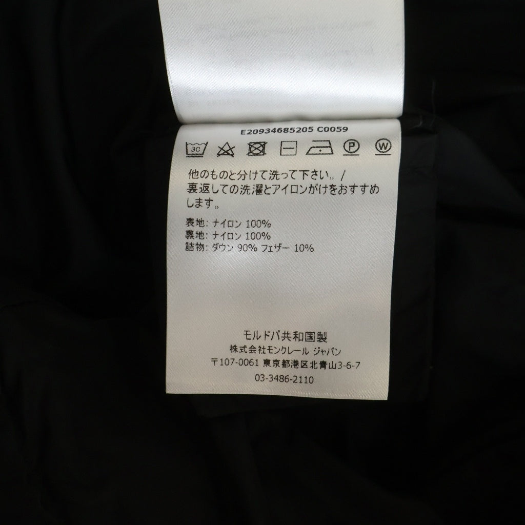 MONCLER(モンクレール) MIRIEL ダウンジャケット ブラック #1 E20934685205 C0059 レディース